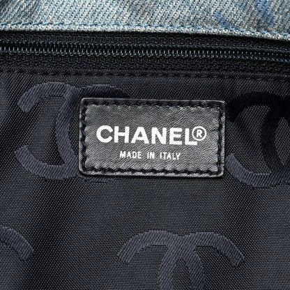 Chanel Denim CC Clutch Blue 6 of 10