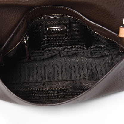 Prada Vitello Daino Shoulder Bag Caffe Naturale 5 of 10