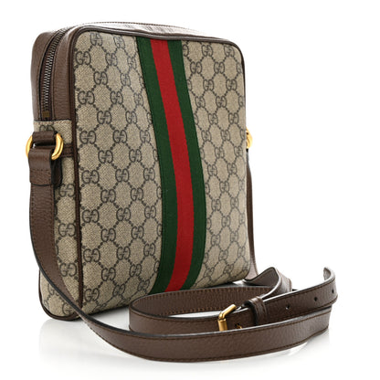 Gucci GG Supreme Monogram Web Small Ophidia Messenger Bag Brown 3 of 11
