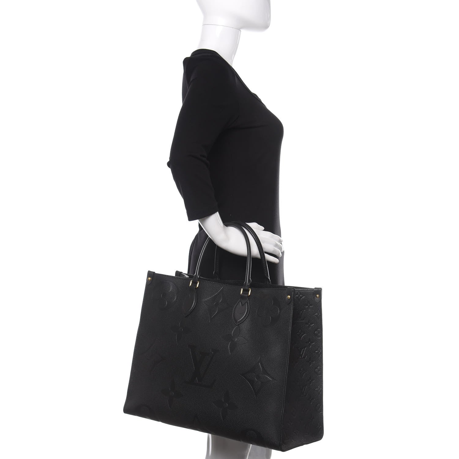 Louis Vuitton Empreinte Monogram Giant Onthego GM Black 2 of 11