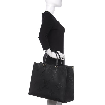 Louis Vuitton Empreinte Monogram Giant Onthego GM Black 2 of 11