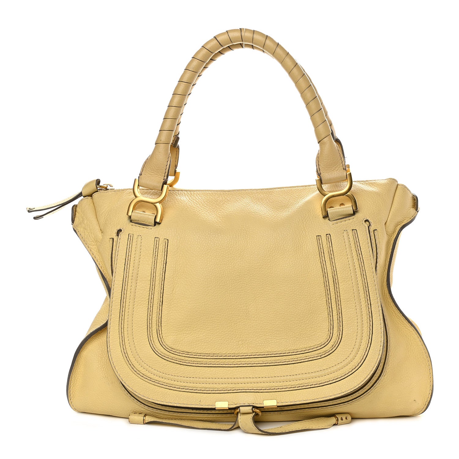Chloe Calfskin Large Marcie Satchel Sunlight 1 of 10
