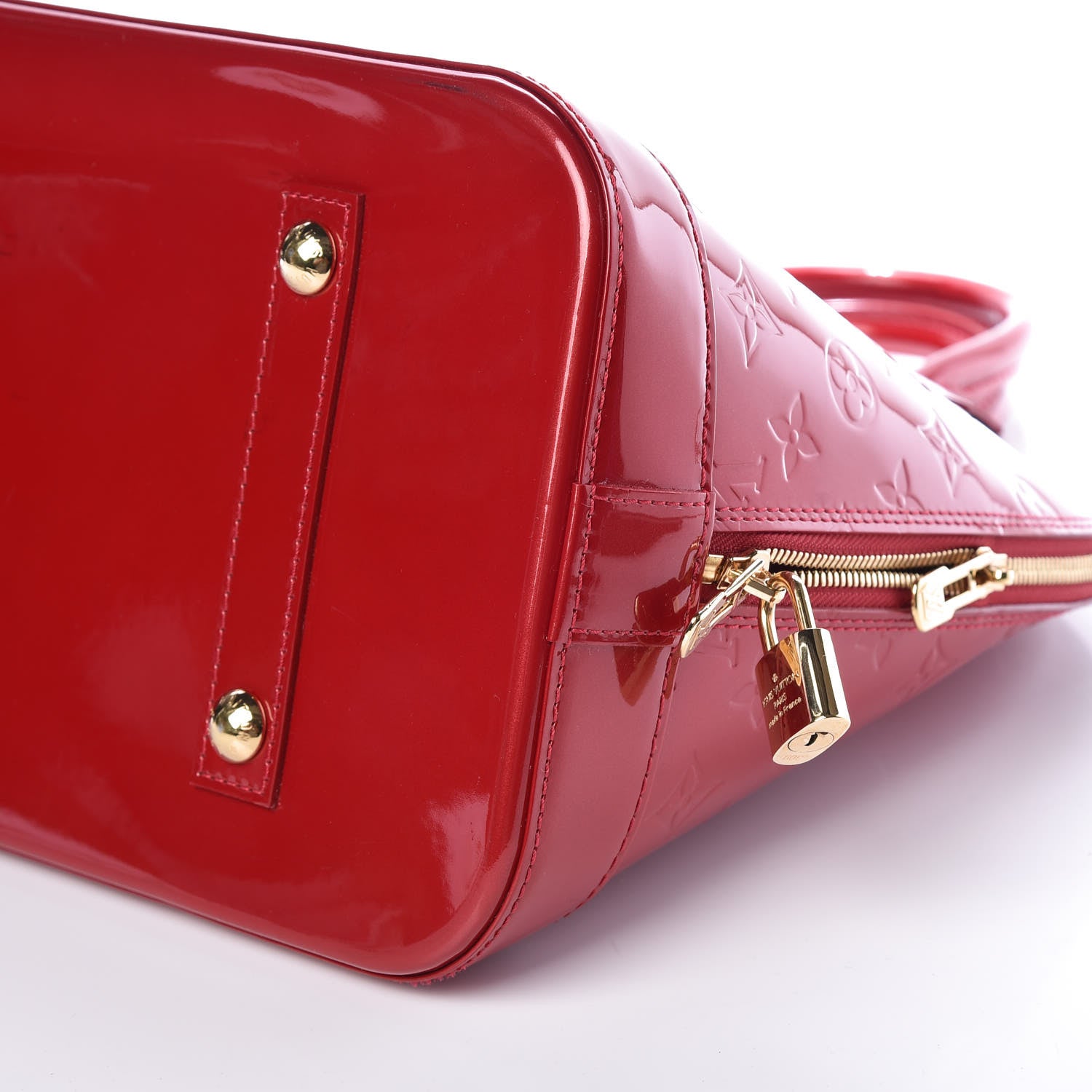 Louis Vuitton Vernis Alma GM Pomme D'Amour 8 of 15