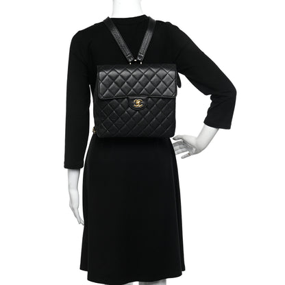 Chanel Caviar Quilted Backpack Black 2 of 12