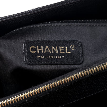Chanel Caviar Quilted Grand Shopping Tote GST Black 8 of 9