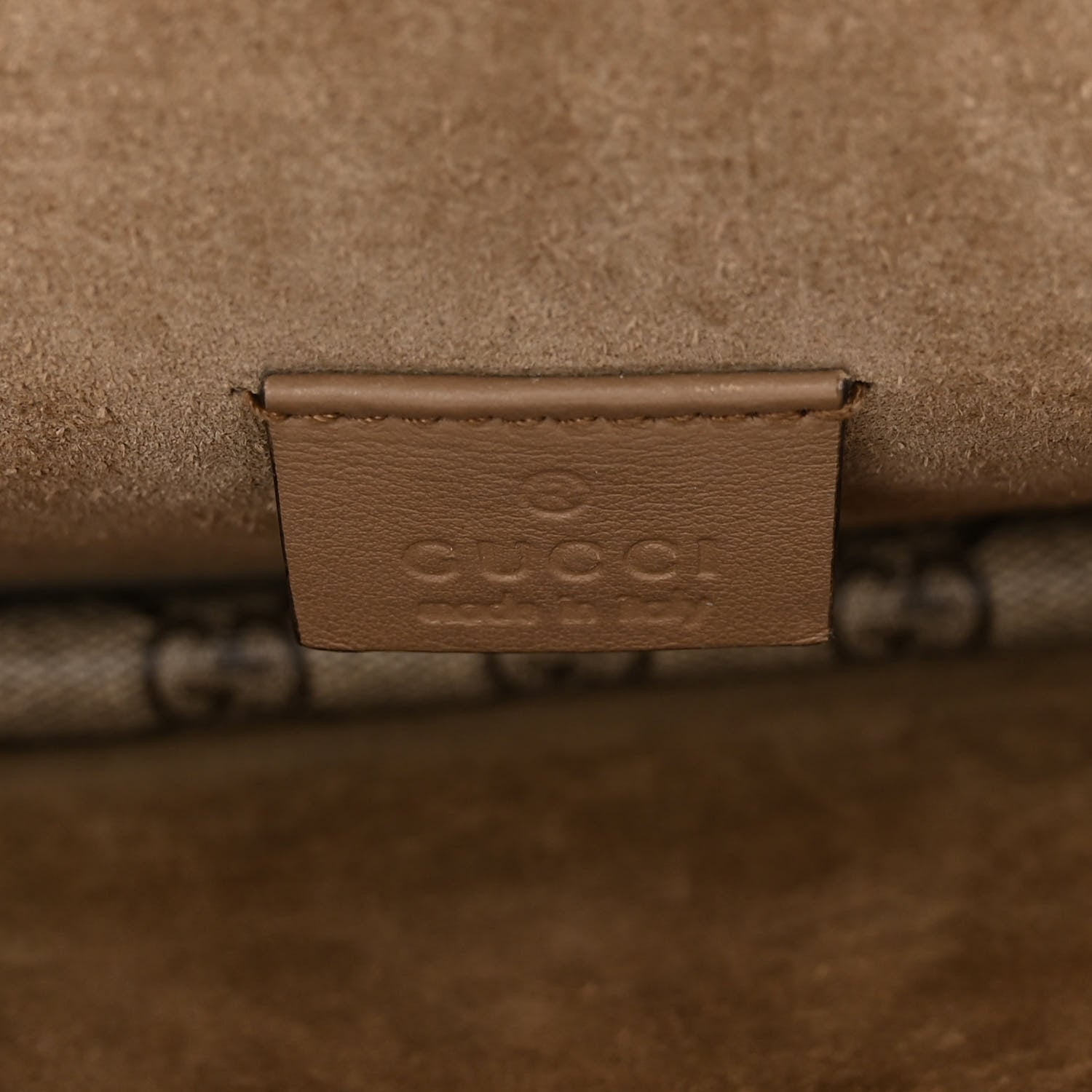 Gucci GG Supreme Monogram Small Dionysus Shoulder Bag Taupe 5 of 10