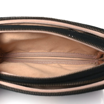 Gucci Calfskin Matelasse Mini GG Marmont Chain Crossbody Bag Black 5 of 11