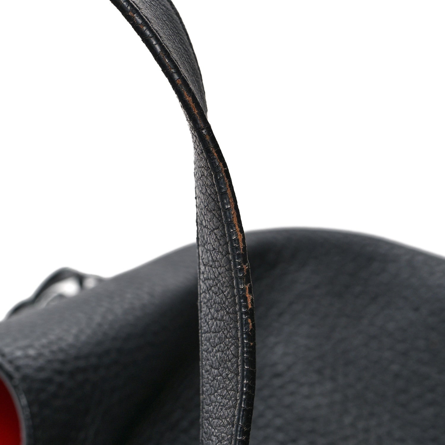 Christian Louboutin Grained Calfskin Passage Fringe Shopping Tote Black 14 of 14