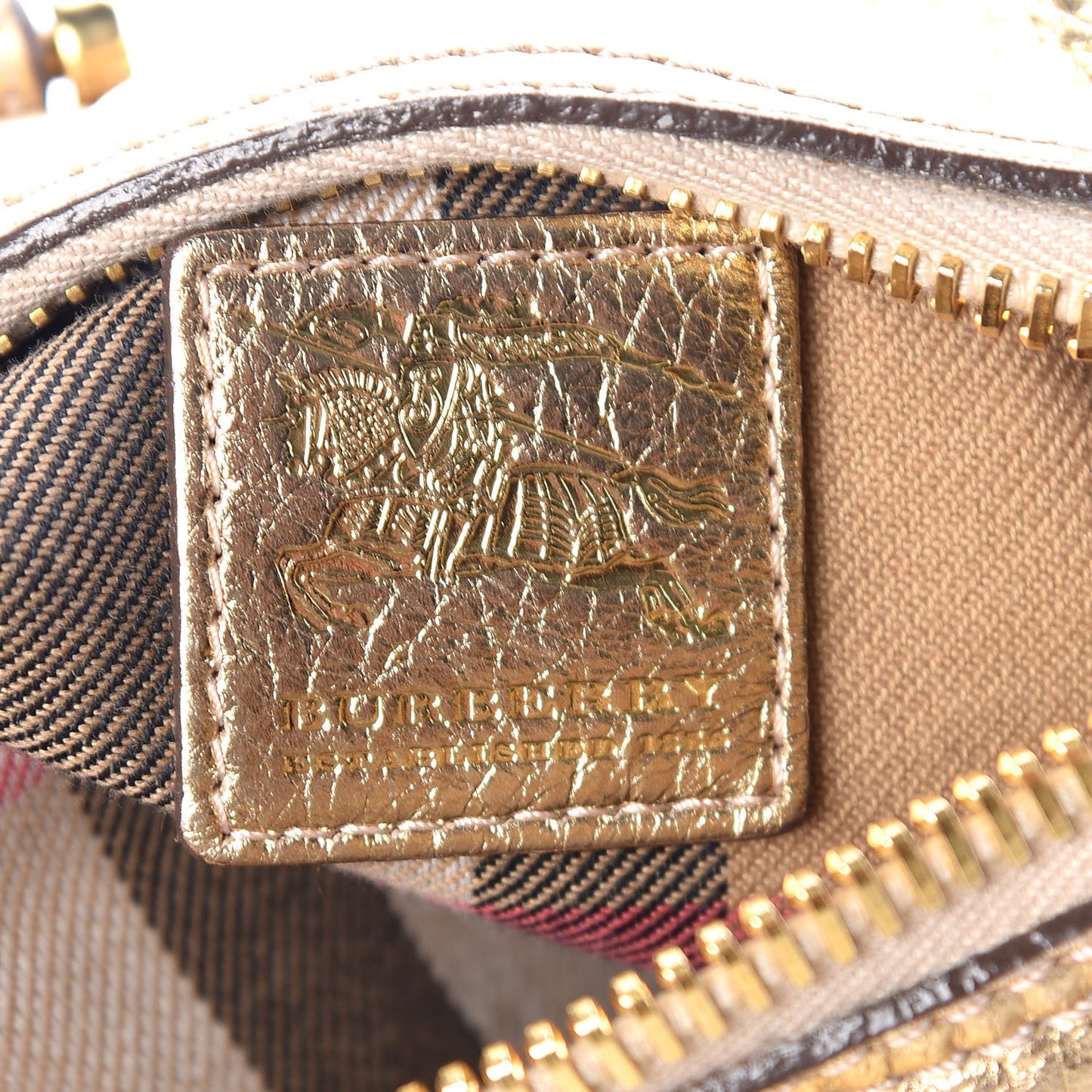 Metallic Calfskin Ashbury Gold