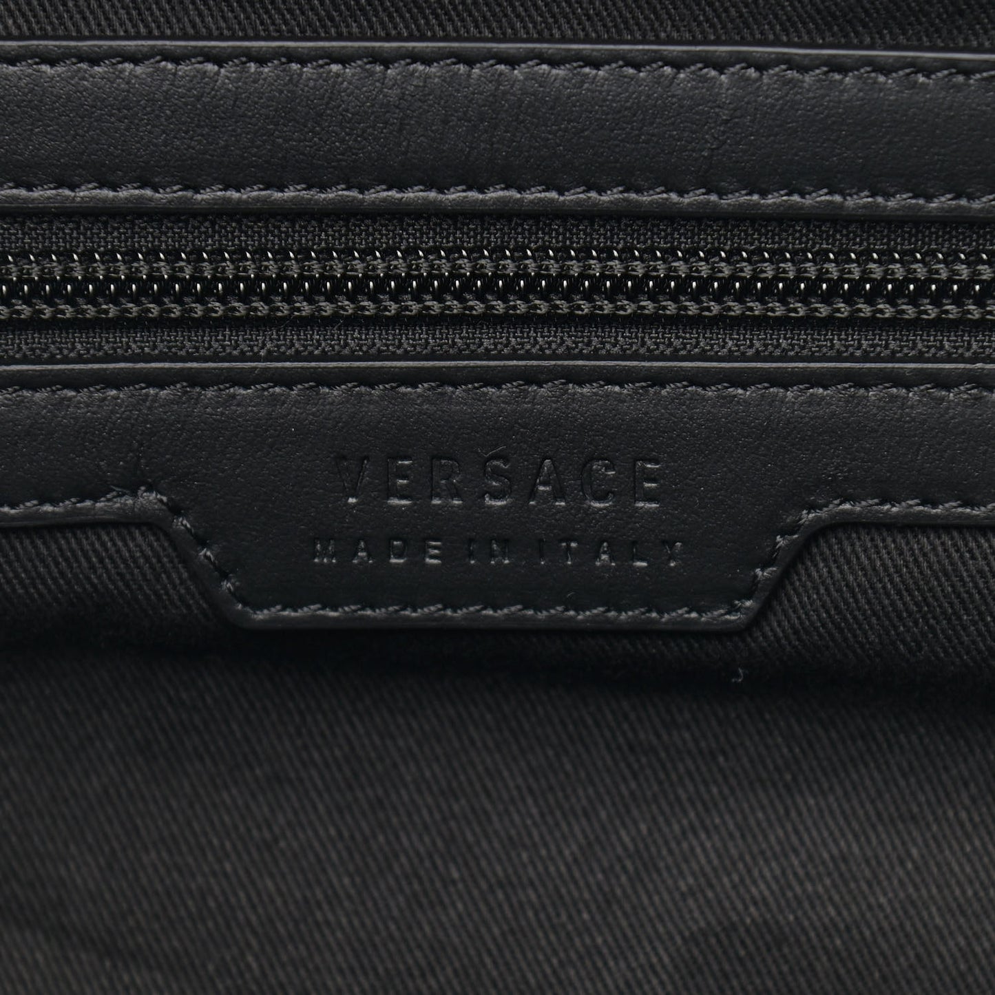 Canvas Nylon Quilted Palazzo Duffle Bag Navy Black