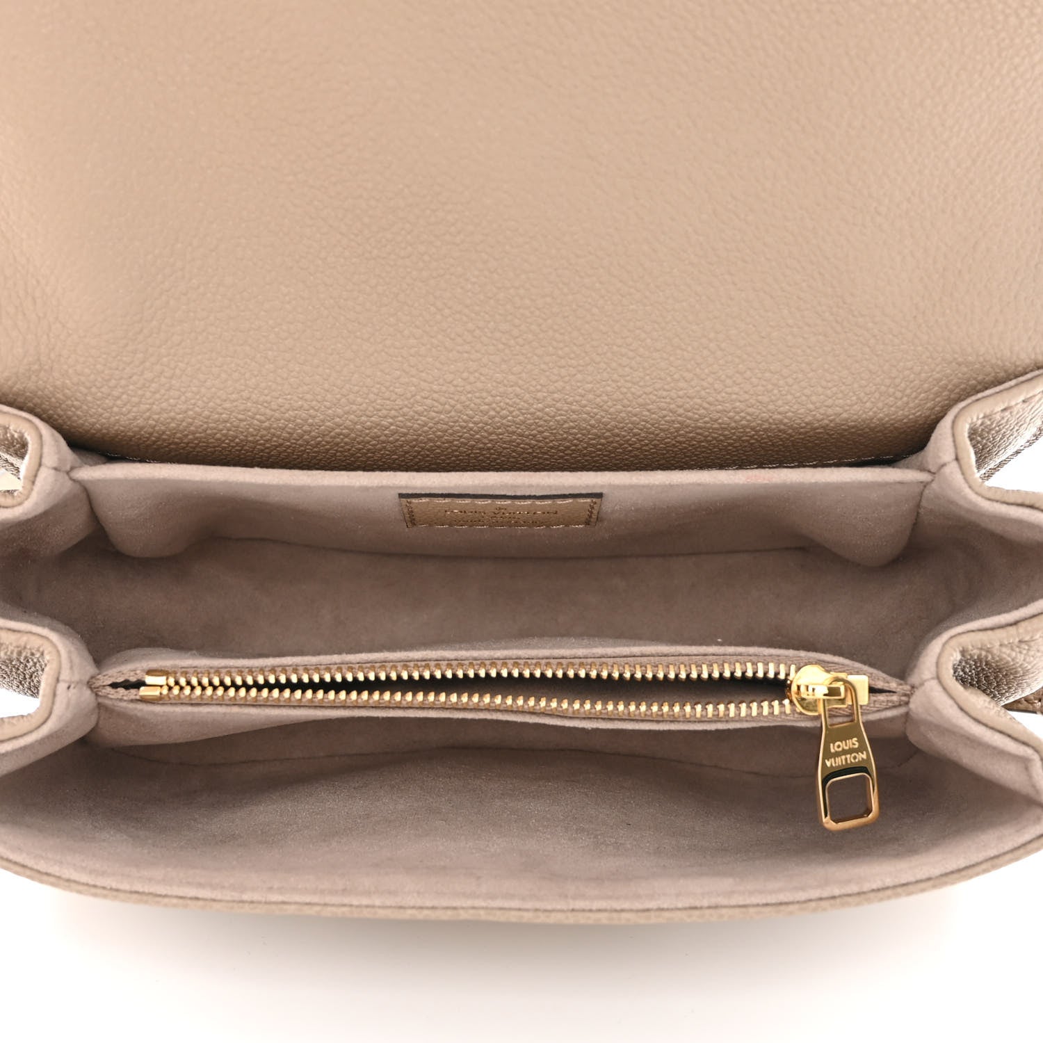 Louis Vuitton Empreinte Monogram Giant Pochette Metis East West Tourterelle Creme 5 of 10