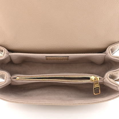 Louis Vuitton Empreinte Monogram Giant Pochette Metis East West Tourterelle Creme 5 of 10