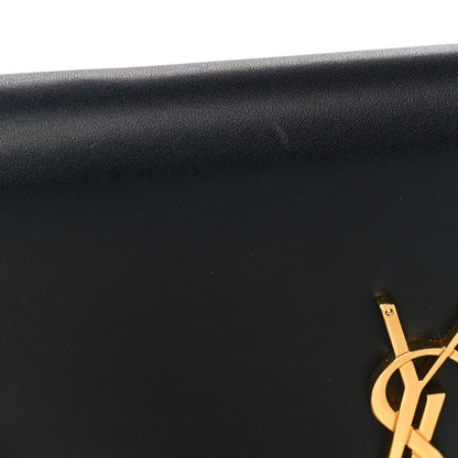 Saint Laurent Smooth Calfskin Classic Monogram Kate Tassel Chain Wallet Marine 13 of 14