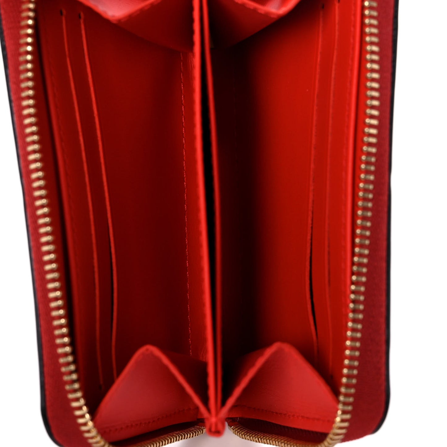 Metallic Vernis Degrade Zippy Coin Purse Pink Red
