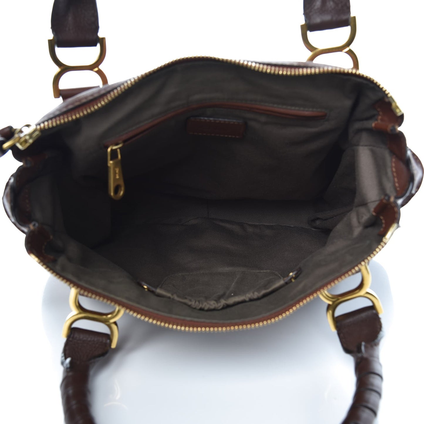 Calfskin Medium Marcie Satchel Ebony