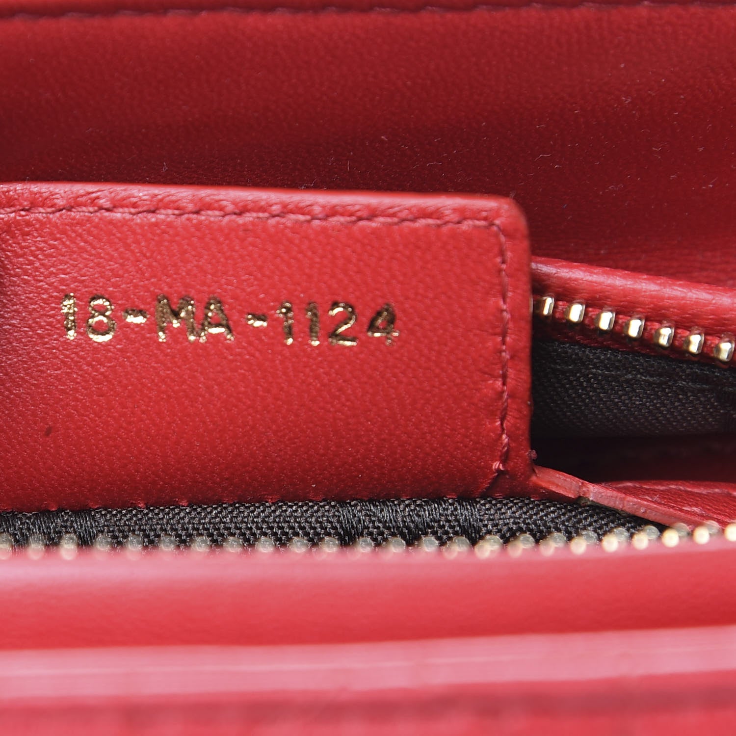 Christian Dior Lambskin Cannage Medium Lady Dior Red 8 of 12