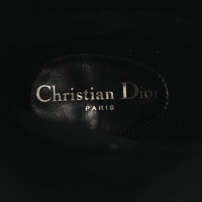 Christian Dior Calfskin Shearling D-Furious Boots 40.5 Dark Tan 9 of 10