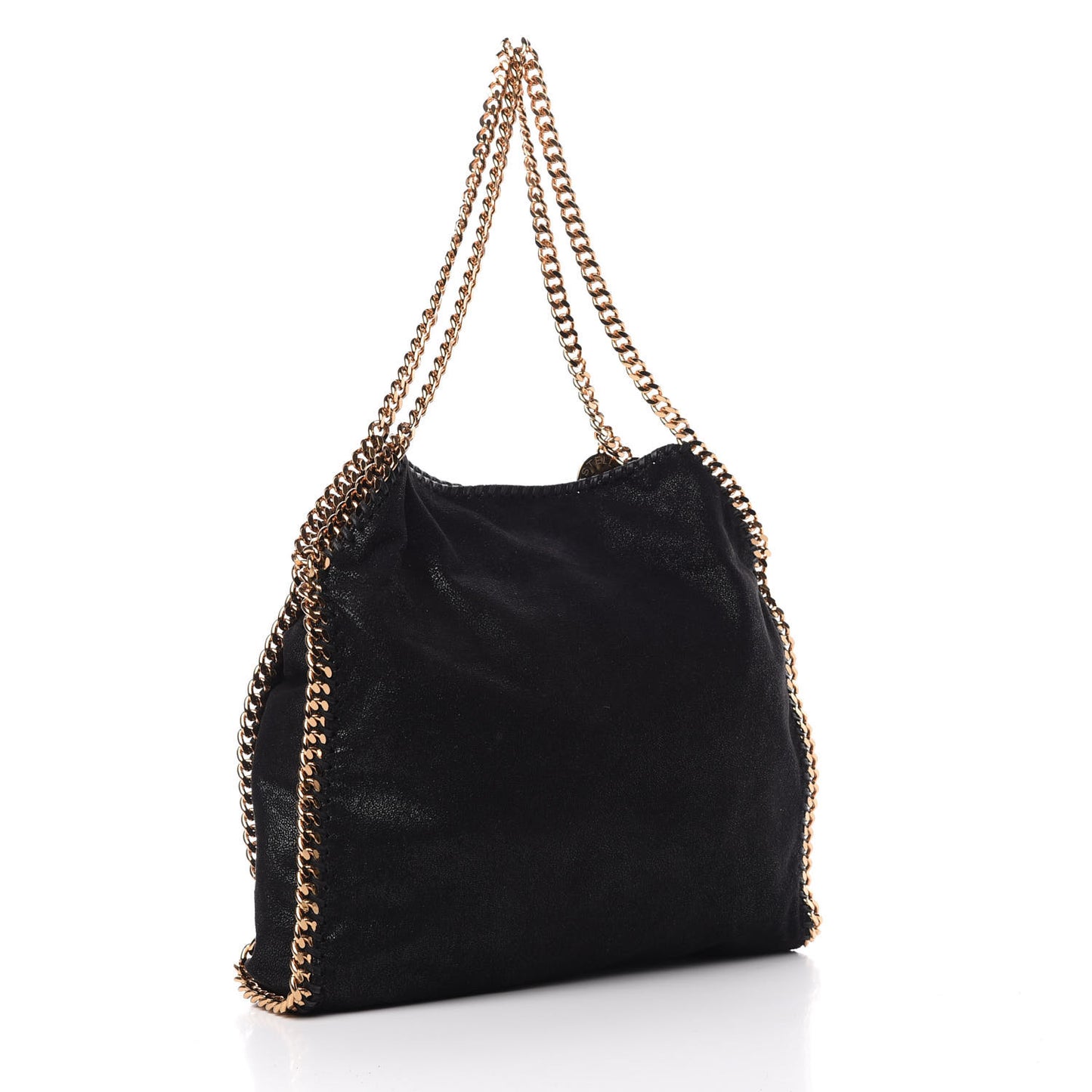 Shaggy Deer Small Falabella Tote Black