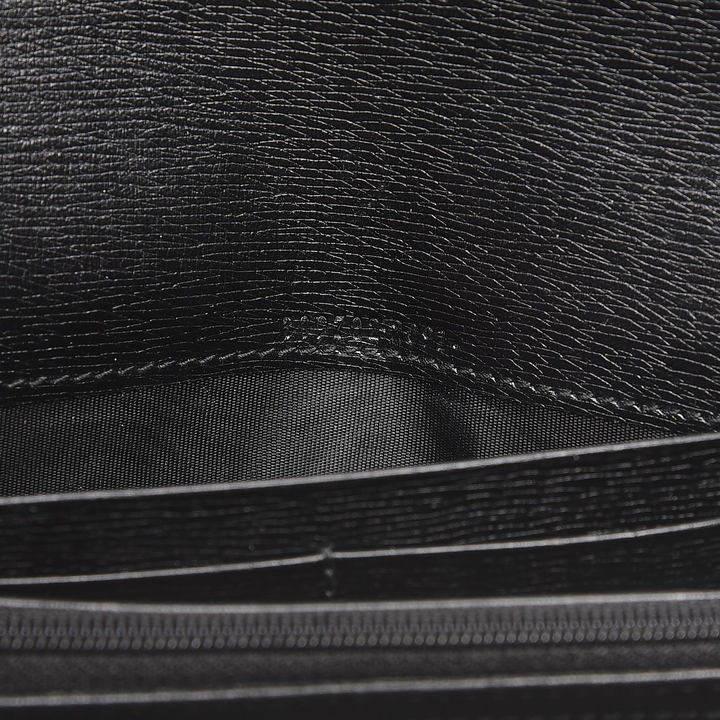 Shangai Calfskin Flora Knight Flap Wallet Black