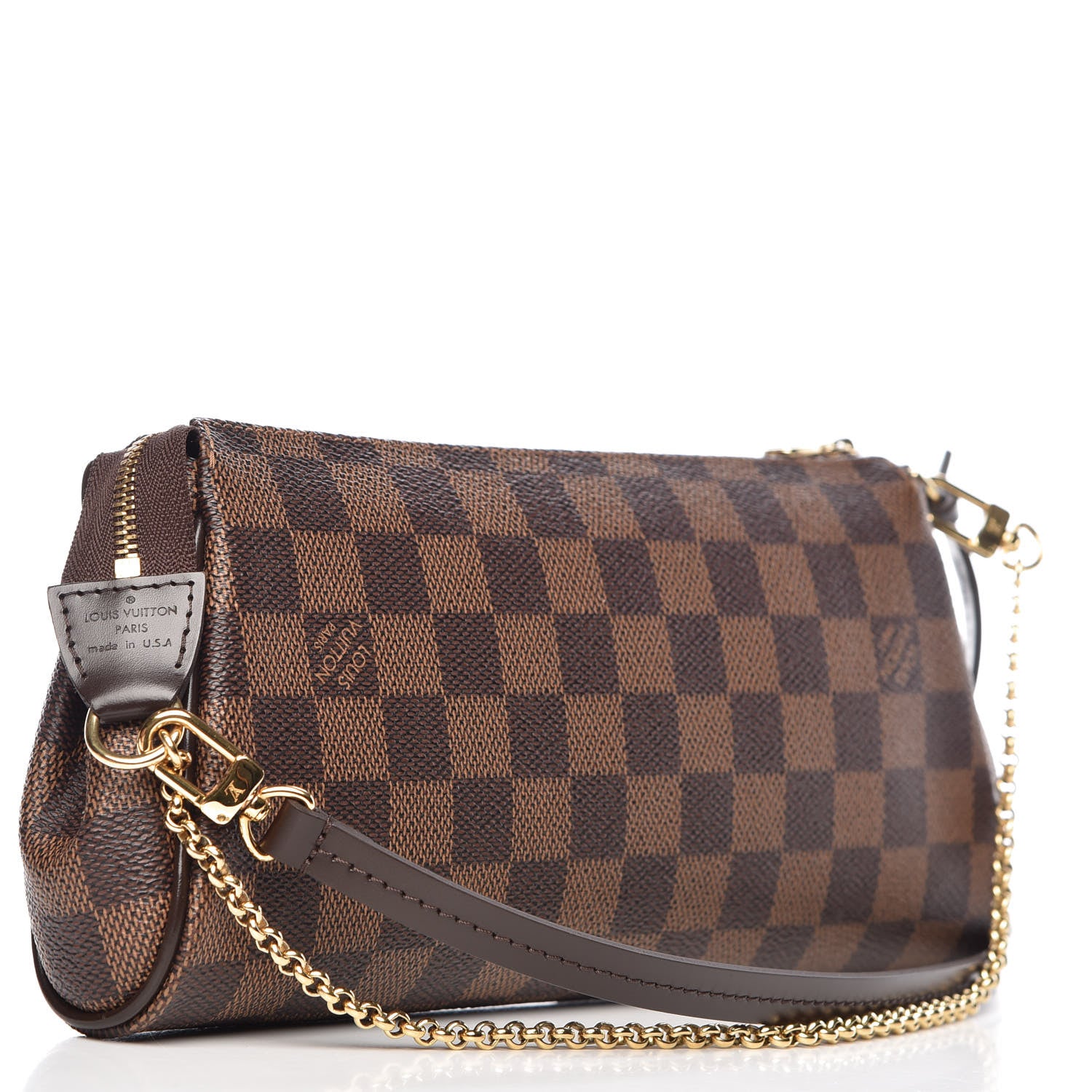 Louis Vuitton Damier Ebene Eva Clutch 3 of 10