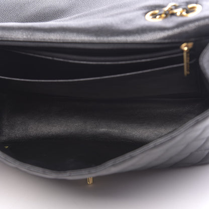 Chanel Caviar Quilted Jumbo Single Flap Black 5 of 11