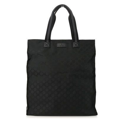 Gucci Nylon Monogram Vertical Tote Black 1 of 11