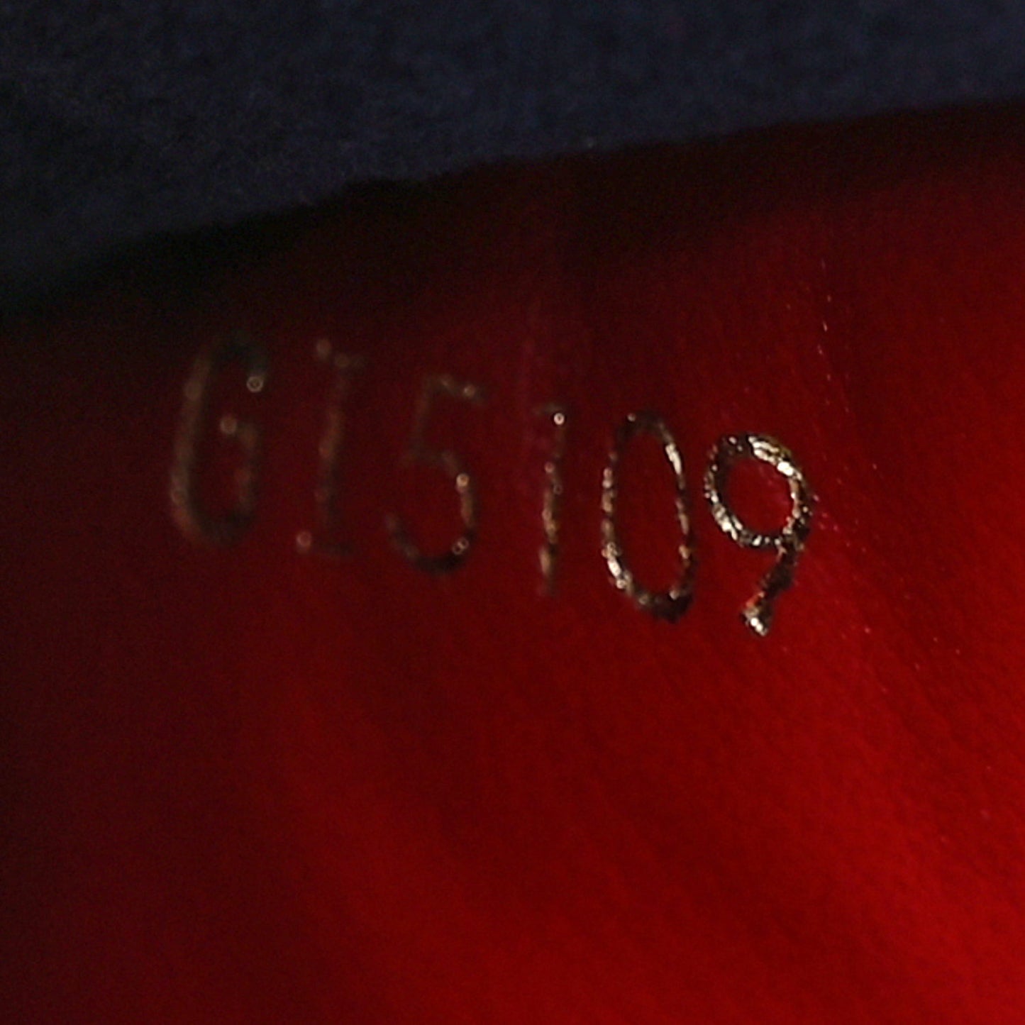 Empreinte Double Zip Pochette Marine Rouge