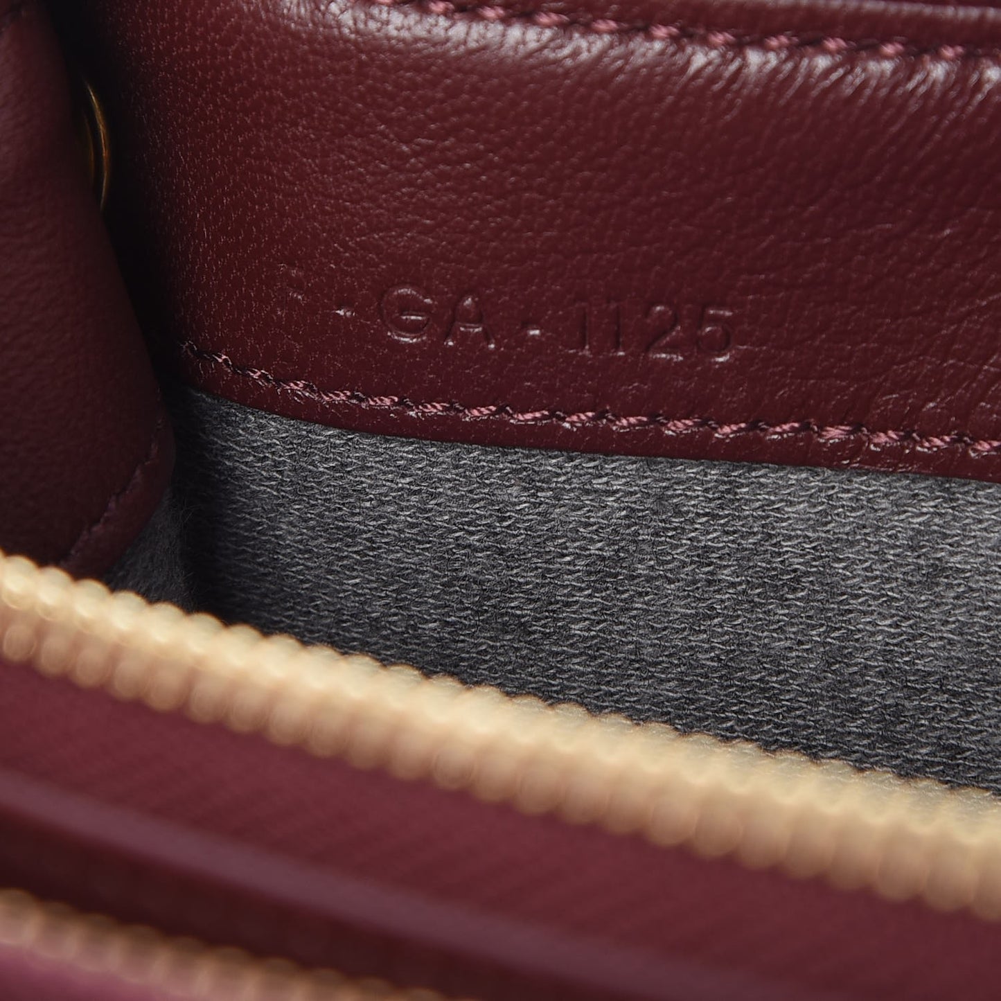 Lambskin Large Trio Crossbody Bag Burgundy