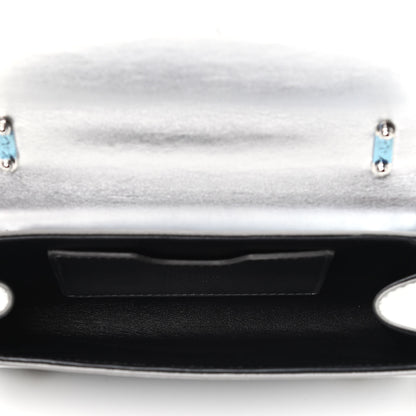 Dolce & Gabbana Metallic Nappa DG Girls Shoulder Bag Argento 3 of 3