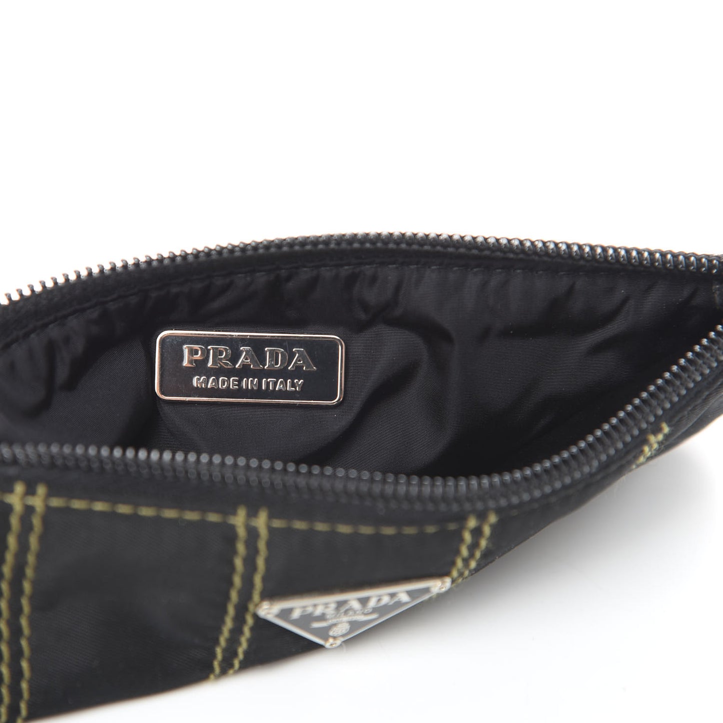 Tessuto Nylon Cosmetic Pouch Black
