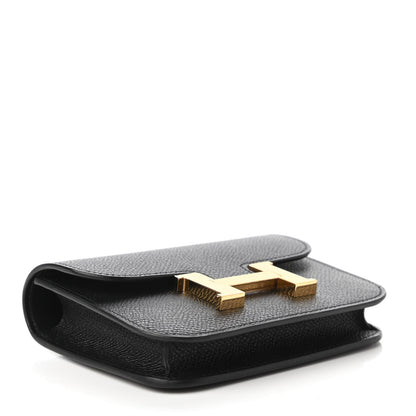 Hermes Epsom Constance Slim Wallet Black 4 of 11