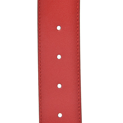 Gucci Moon Calfskin Interlocking G 37mm Belt 95 38 Vibrant Red 6 of 6