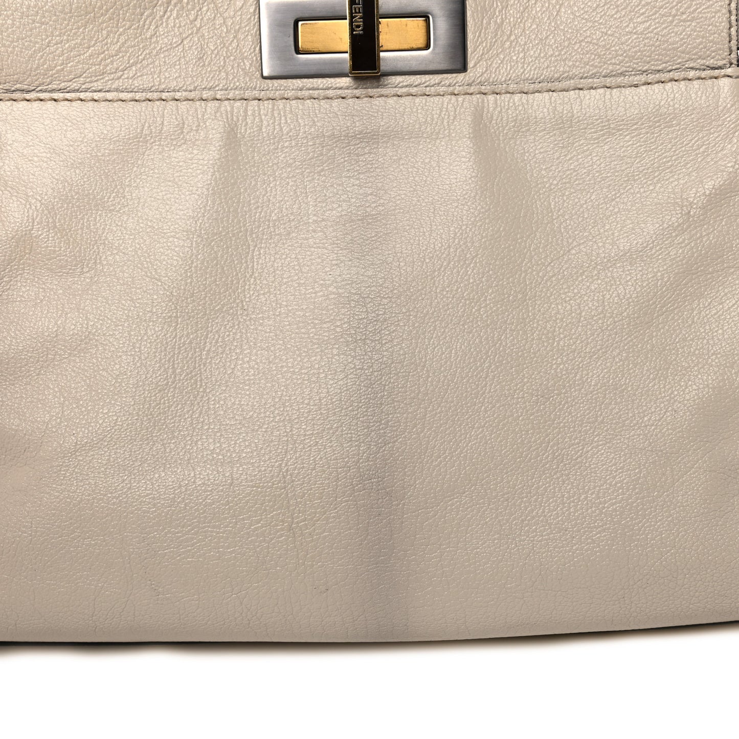 Goatskin Stingray Medium Peekaboo Iconic Satchel White Pink