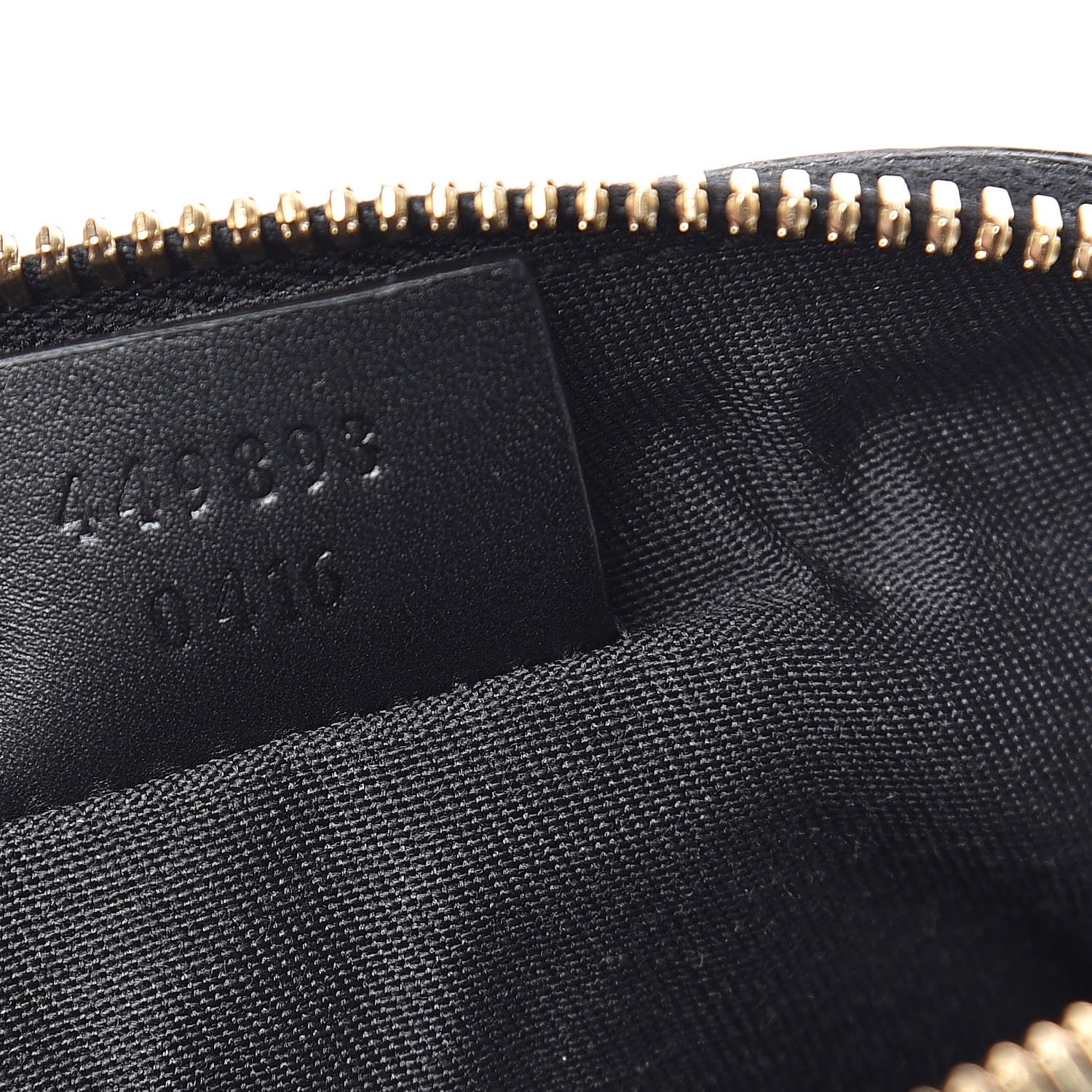 Gucci Microguccissima GG Cosmetic Case Black 9 of 10