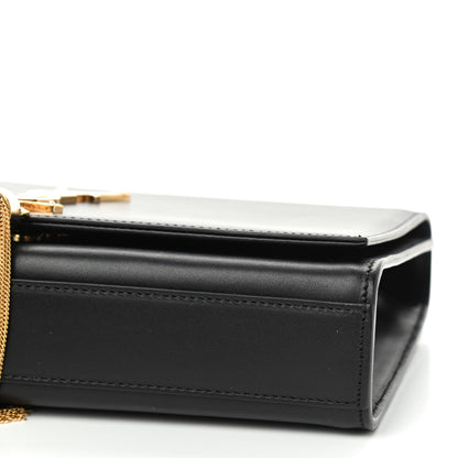 Saint Laurent Smooth Calfskin Medium Classic Monogram Kate Tassel Satchel Black 7 of 8
