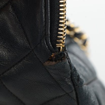 Chanel Lambskin Quilted Shoulder Bag Black 3 of 10