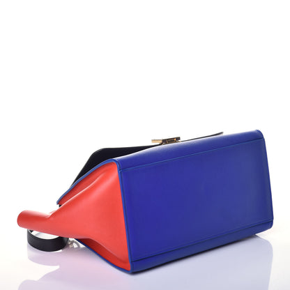 Celine Smooth Calfskin Small Tri-Color Trapeze Black 5 of 9