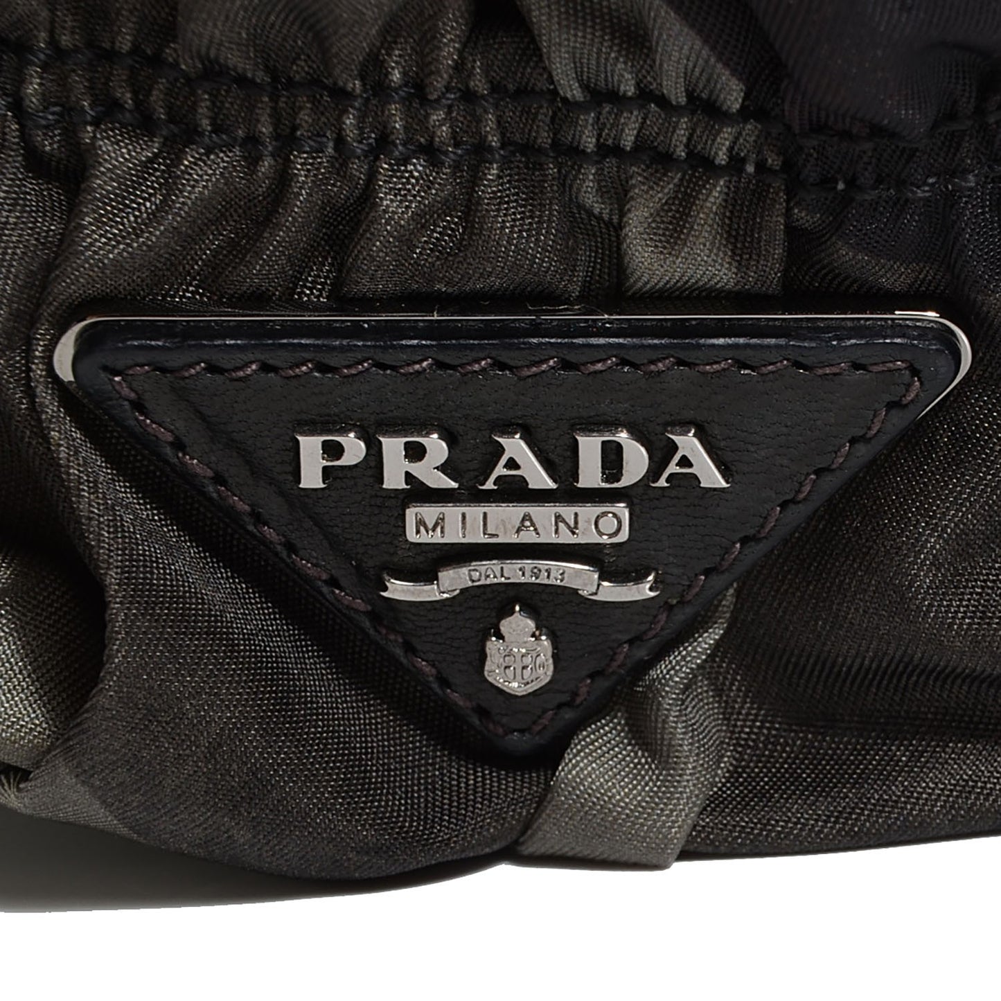 Tessuto Gaufre Camouflage Frame Satchel Fumo