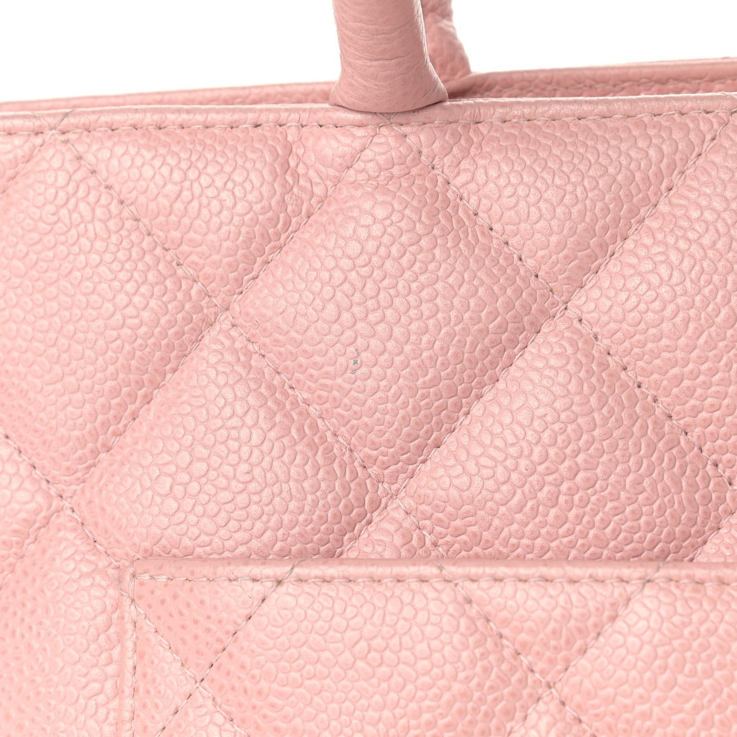 Caviar Medallion CC Tote Light Pink