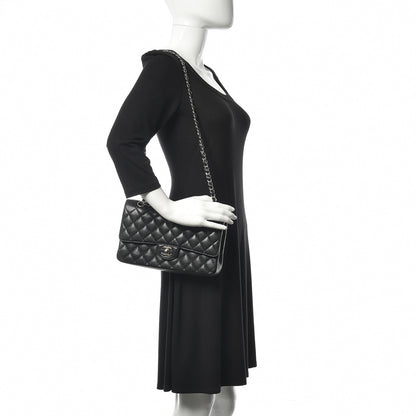Chanel Caviar Quilted Medium Double Flap Black 2 of 13