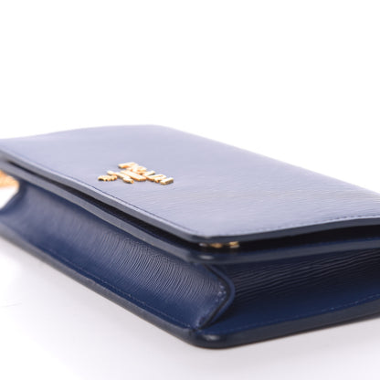 Prada Vitello Move Mini Crossbody Bag Bleuette 8 of 10