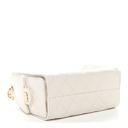 Chanel Caviar Quilted Mini Chanel 25 Handbag White 4 of 10
