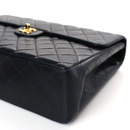 Chanel Lambskin Quilted Jumbo Single Flap Black 10 of 10