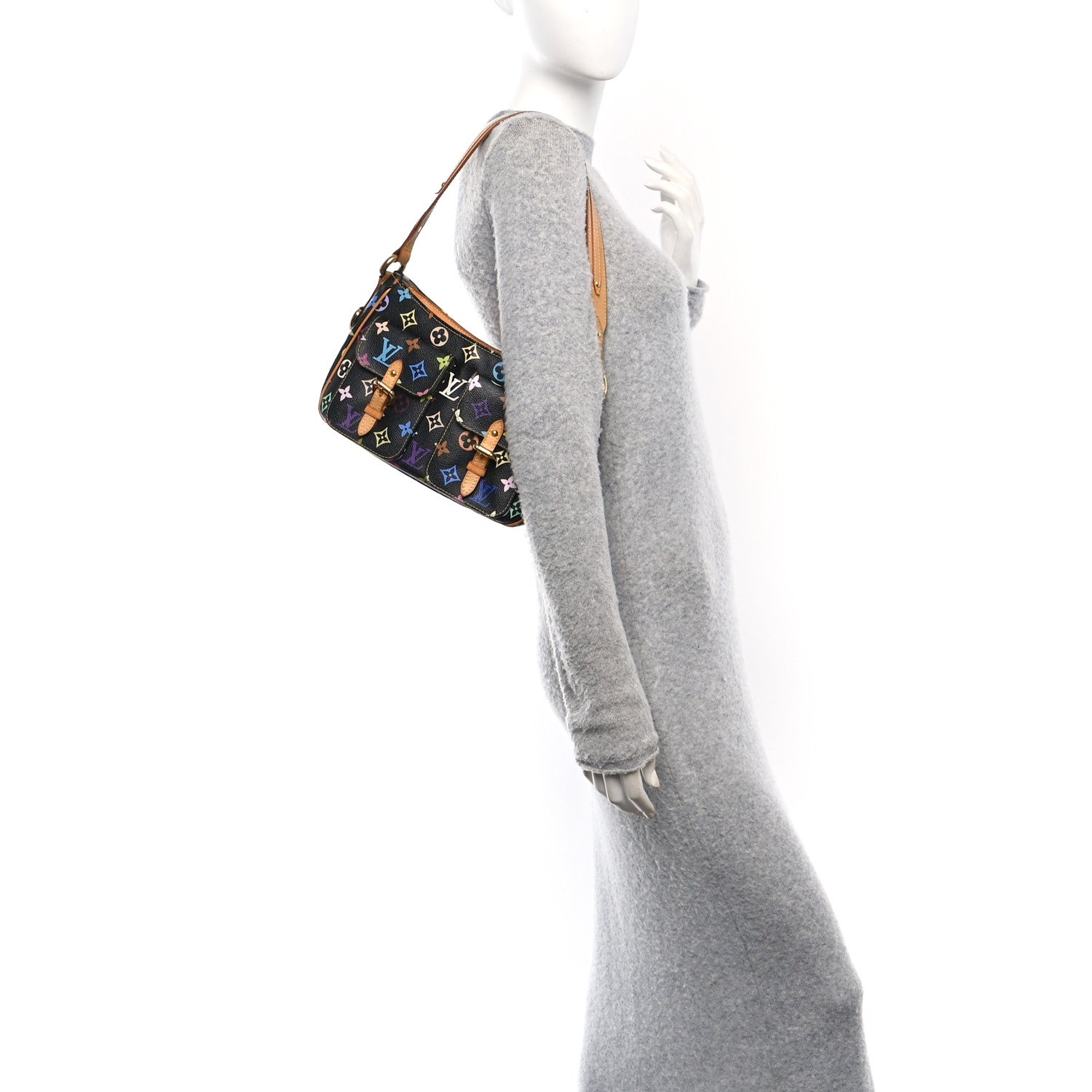 Louis Vuitton Monogram Multicolor Lodge PM Black 2 of 11