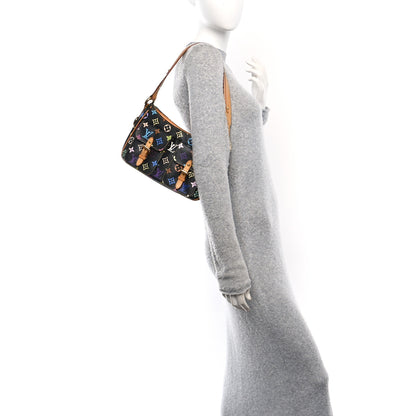 Louis Vuitton Monogram Multicolor Lodge PM Black 2 of 11