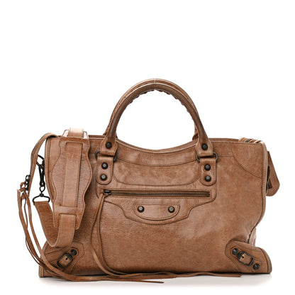 Balenciaga Agneau Classic Hardware City Cumin 1 of 17