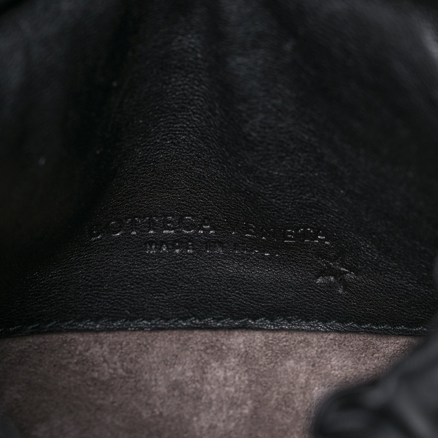 Nappa Intrecciato Belt Bag Black