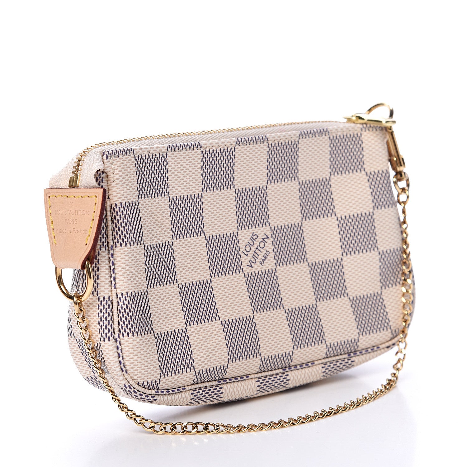 Louis Vuitton Damier Azur Mini Pochette Accessories 2 of 7