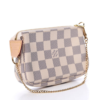 Louis Vuitton Damier Azur Mini Pochette Accessories 2 of 7