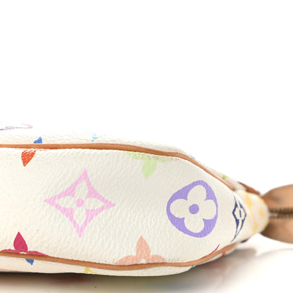 Louis Vuitton Monogram Multicolor Pochette Accessories White 10 of 14